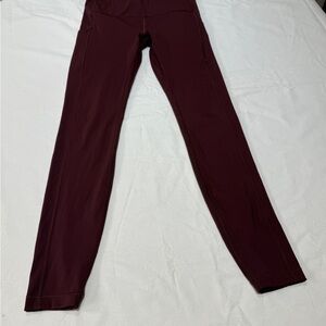 Athleta Deep Maroon Ultimate Stash Pocket Tight